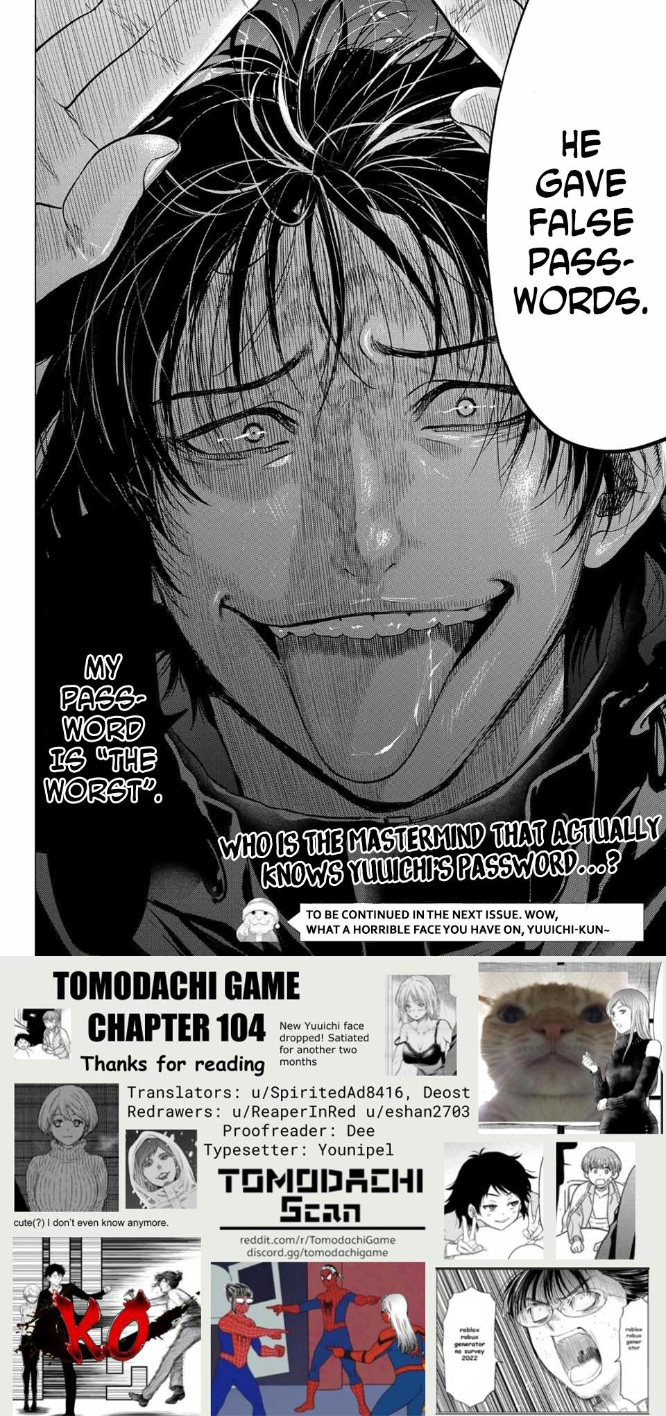 Tomodachi Game Manga Last Chapter